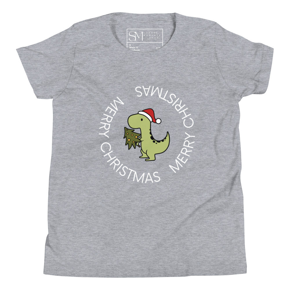 Dino Christmas | Youth Short Sleeve T-Shirt