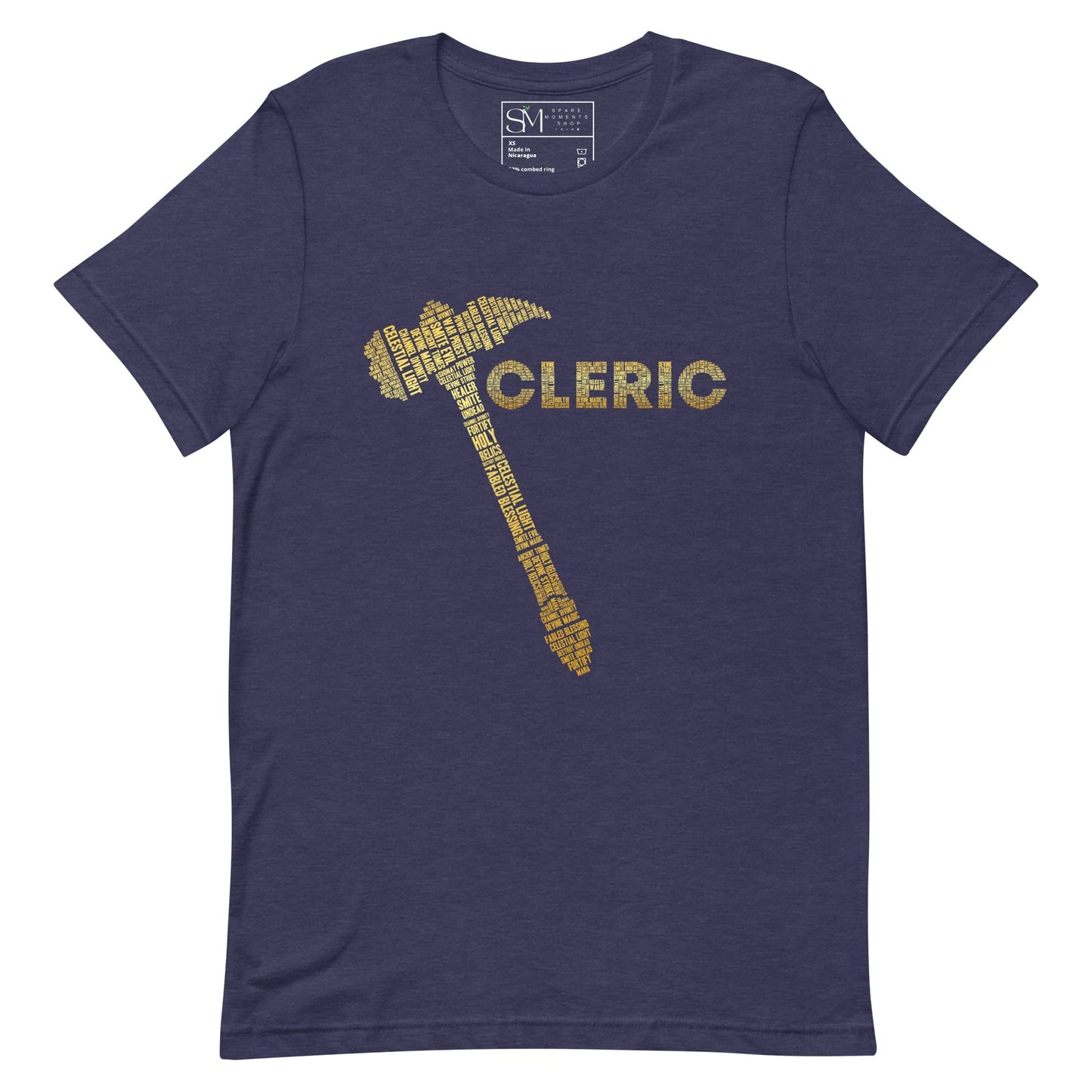 DnD Cleric T-shirt | Unisex Graphic Tees
