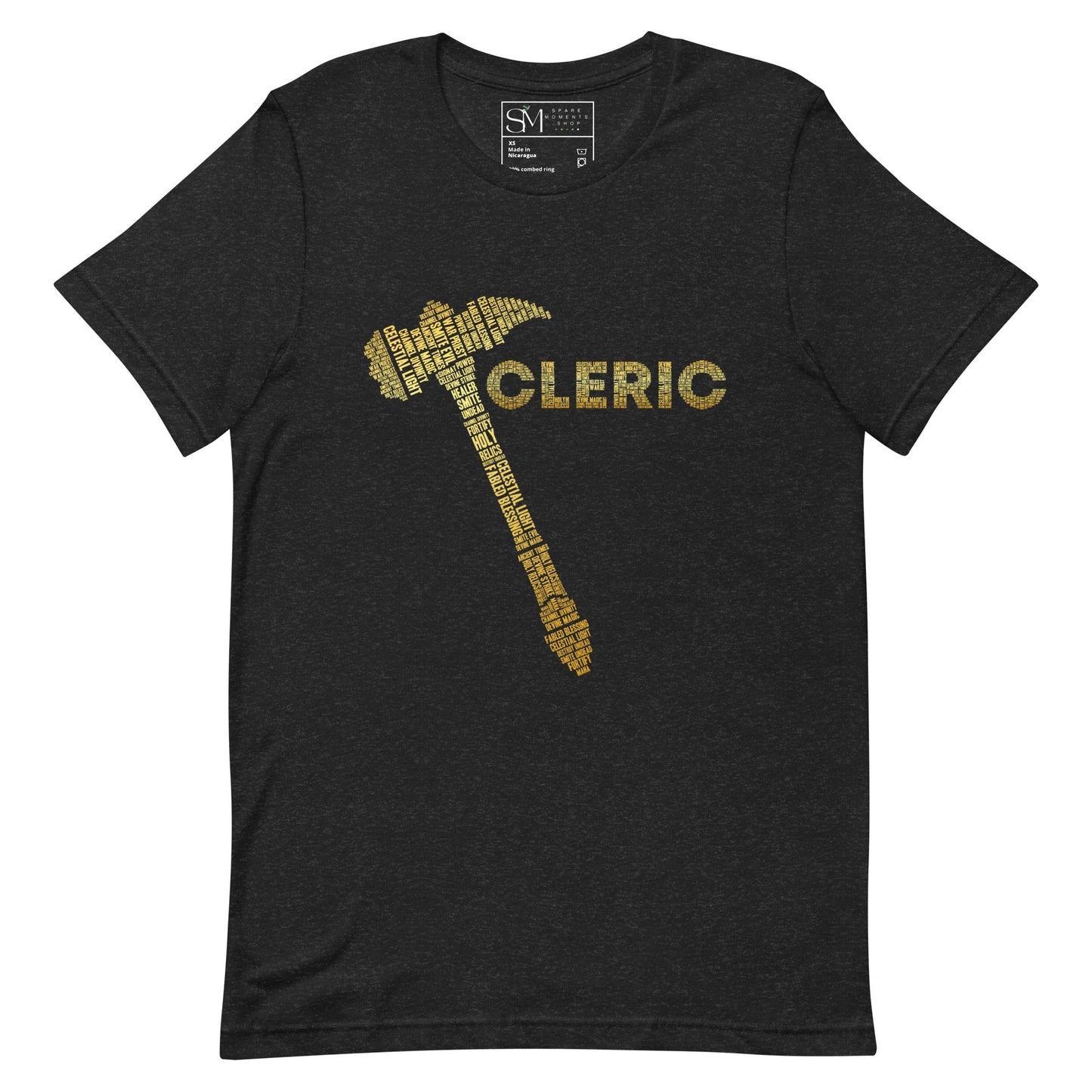 DnD Cleric T-shirt | Unisex Graphic Tees