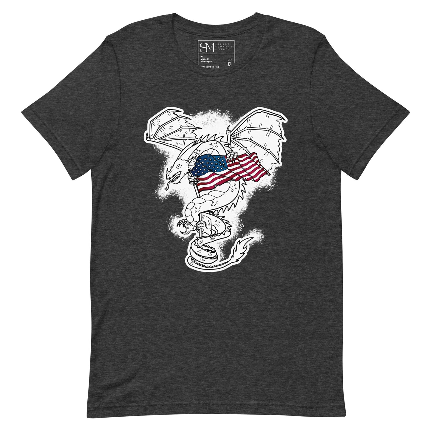 Dragon with US Flag | Unisex t-shirt