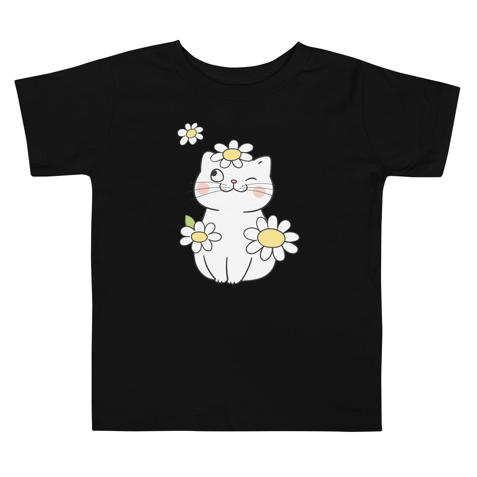 Flower Kitty | Toddler Short Sleeve Tee