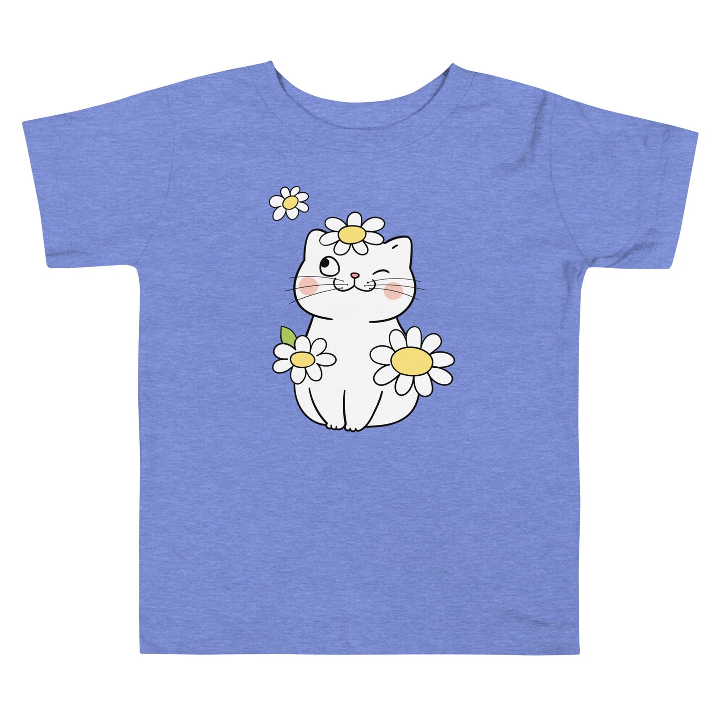 Flower Kitty | Toddler Short Sleeve Tee