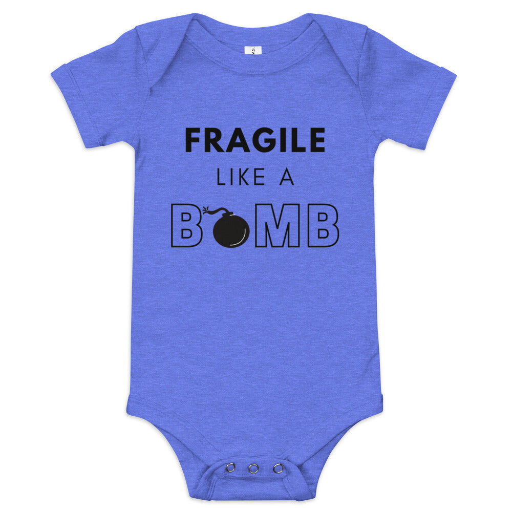 Fragile Like a Bomb | Baby Short-Sleeve One-Piece
