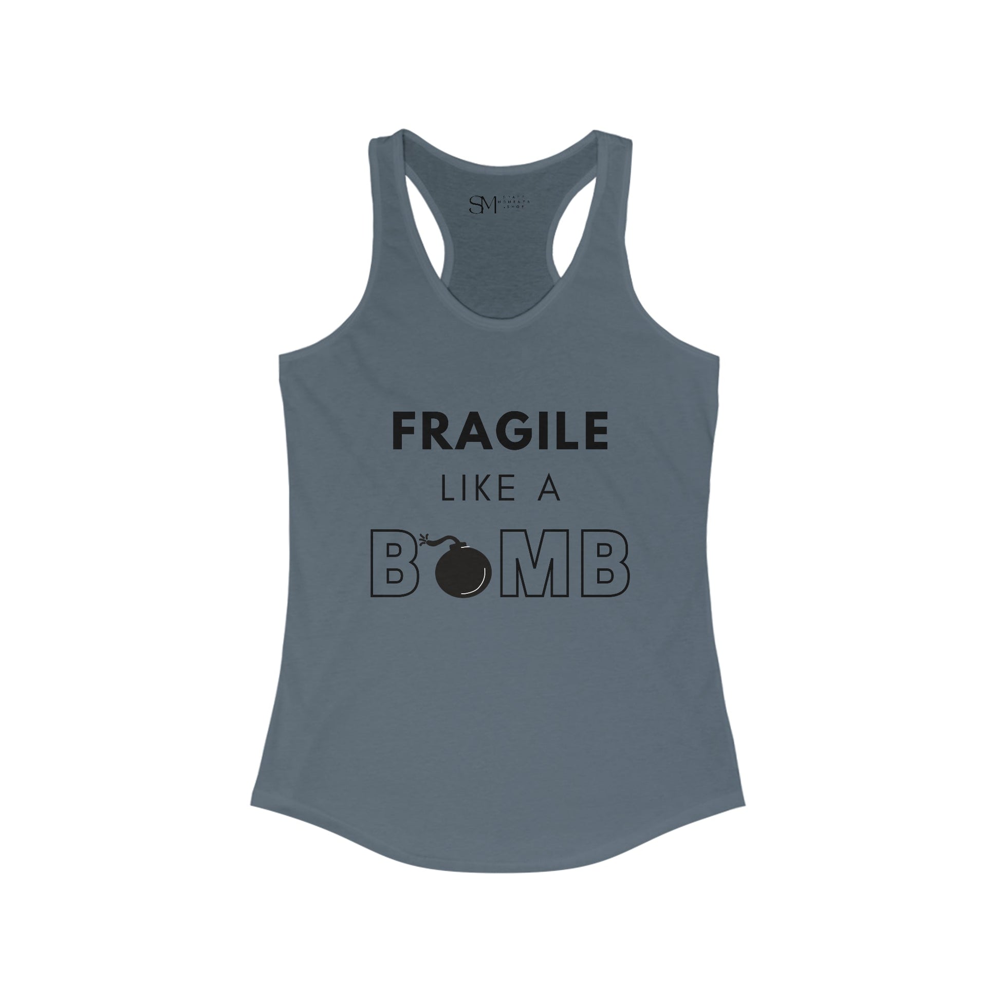 Fragile Like a Bomb | Women’s Ideal Racerback Tank