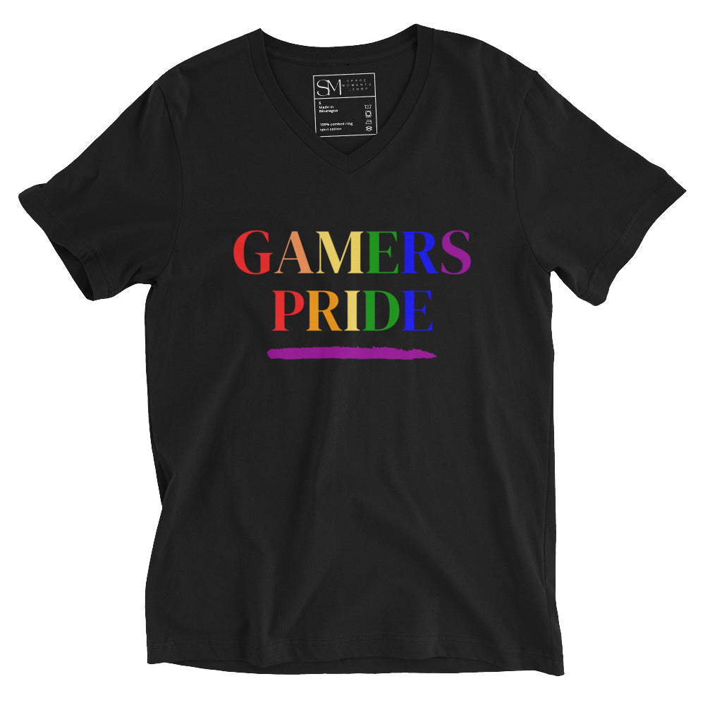 Gamers Pride | Unisex Short Sleeve V - Neck T - Shirt