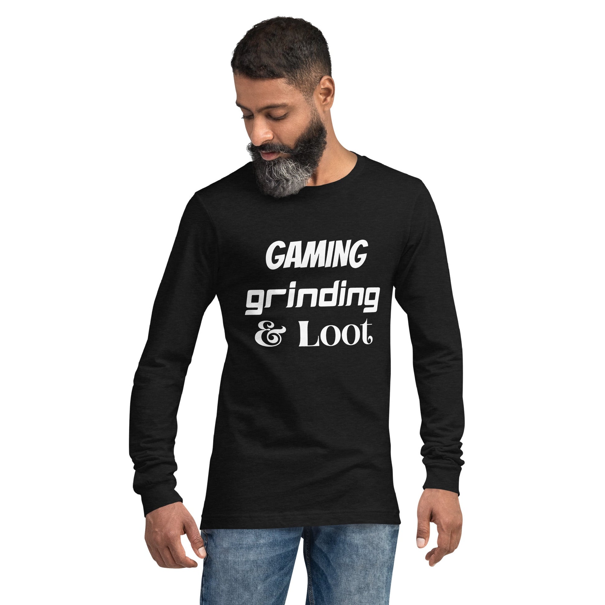 GAMING Grinding & Loot | Unisex Long Sleeve Tee