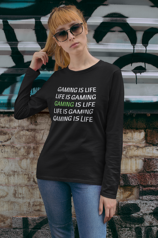 GAMING IS LIFE | Unisex Long Sleeve Tee
