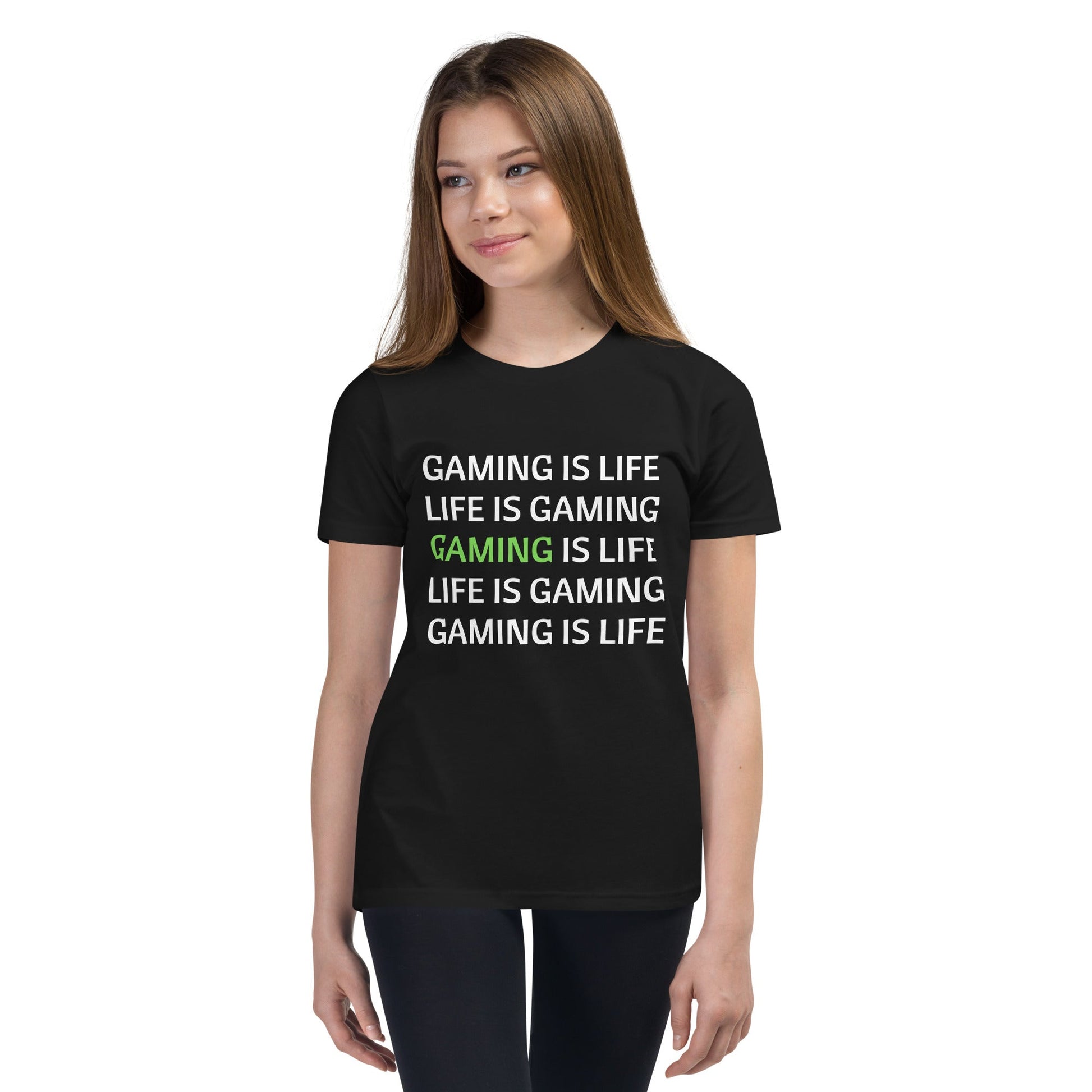 GAMING IS LIFE | Youth Short Sleeve T-Shirt