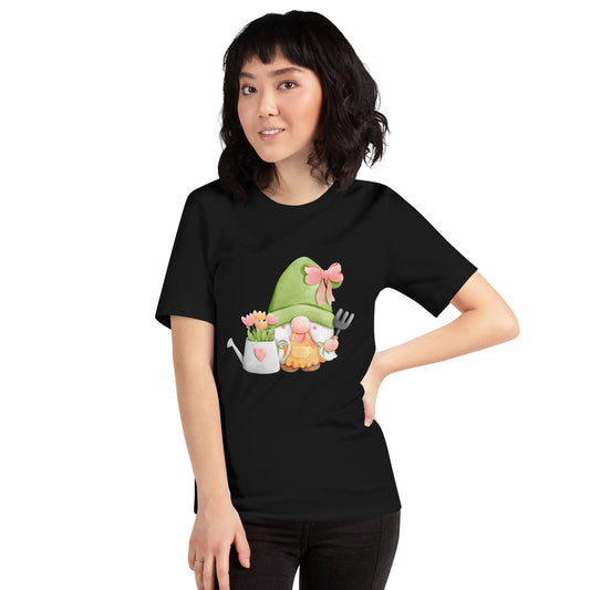 Whimsical Garden Gnome T - Shirt