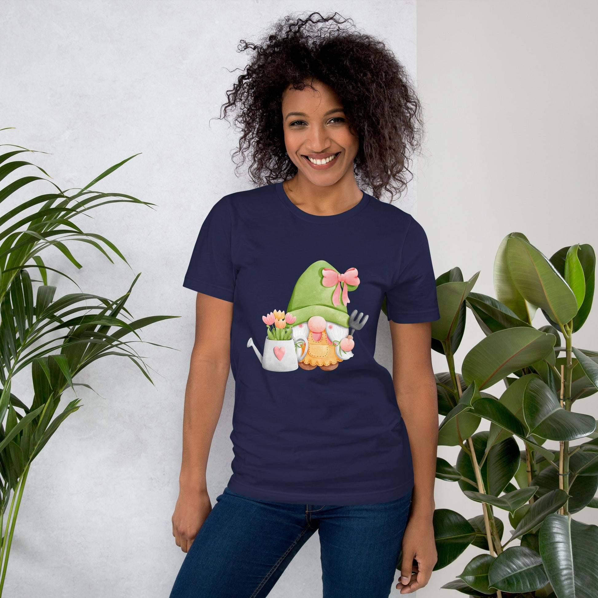 Whimsical Garden Gnome T - Shirt