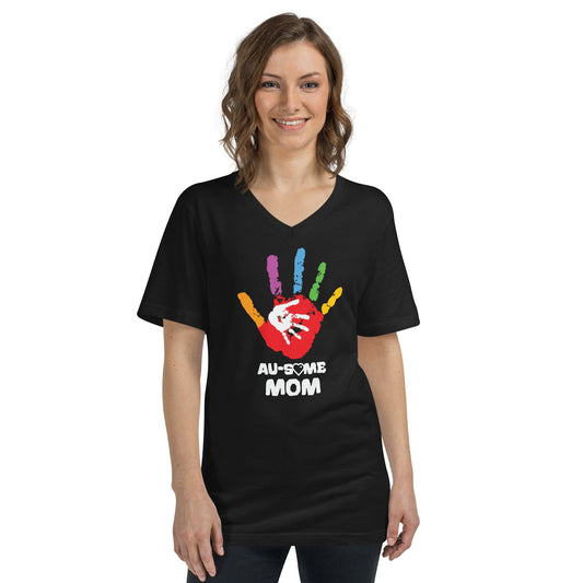 Graphic T-Shirts For Moms | Short Sleeve V-Neck T-Shirt