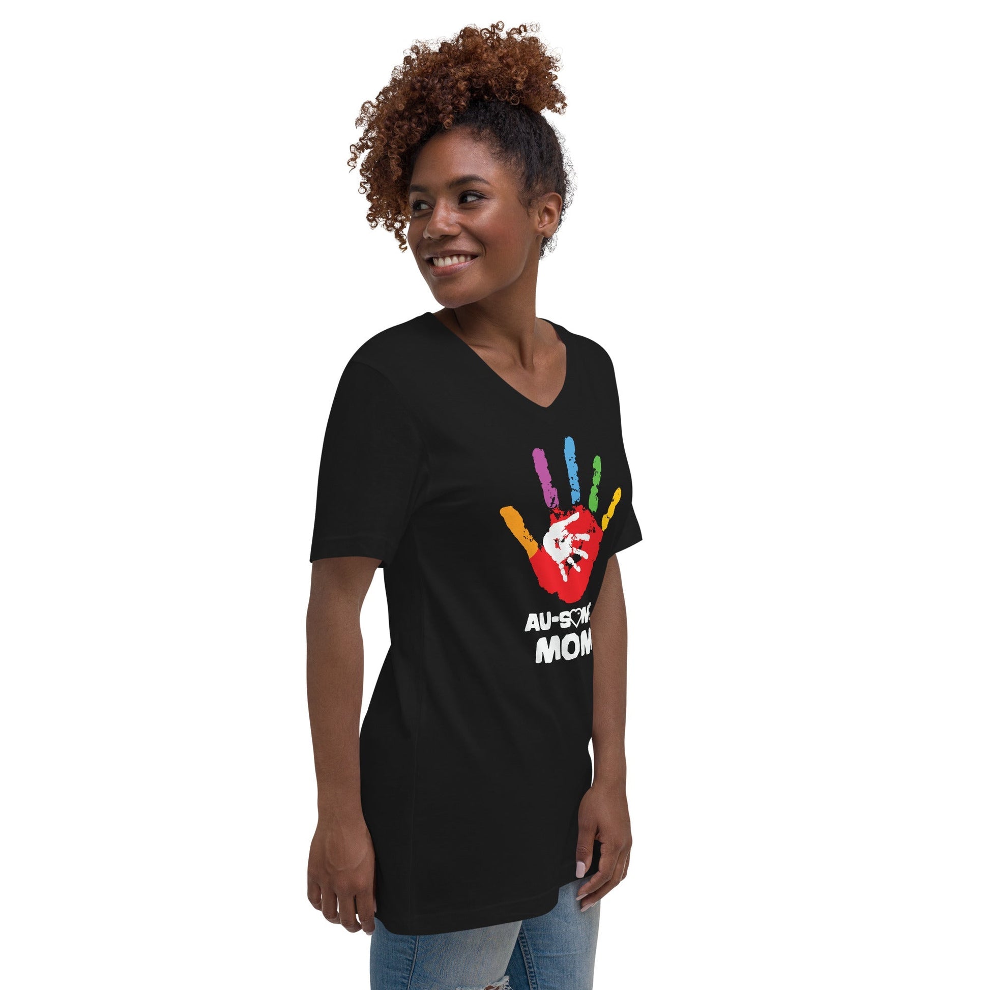 Graphic T - Shirts For Moms | Short Sleeve V - Neck T