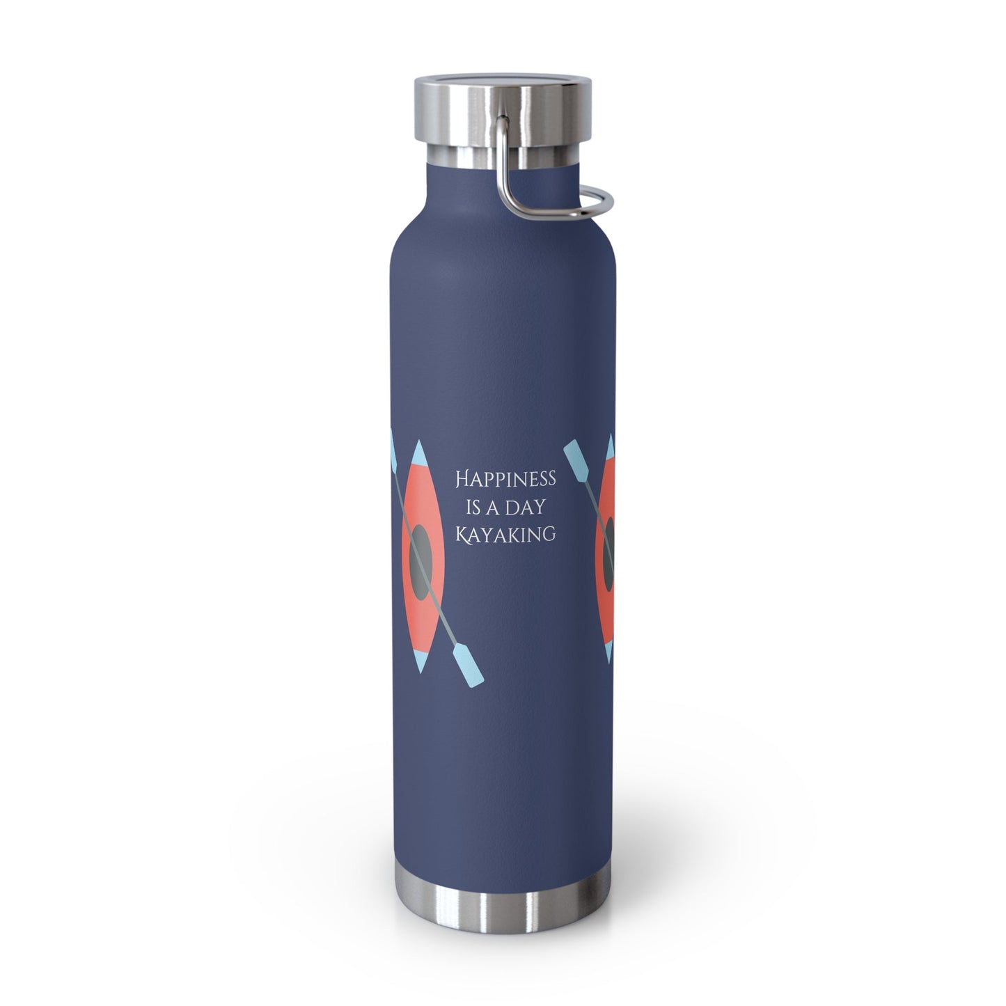 Happiness is a Day Kayaking | 22oz Vacuum Insulated Bottle