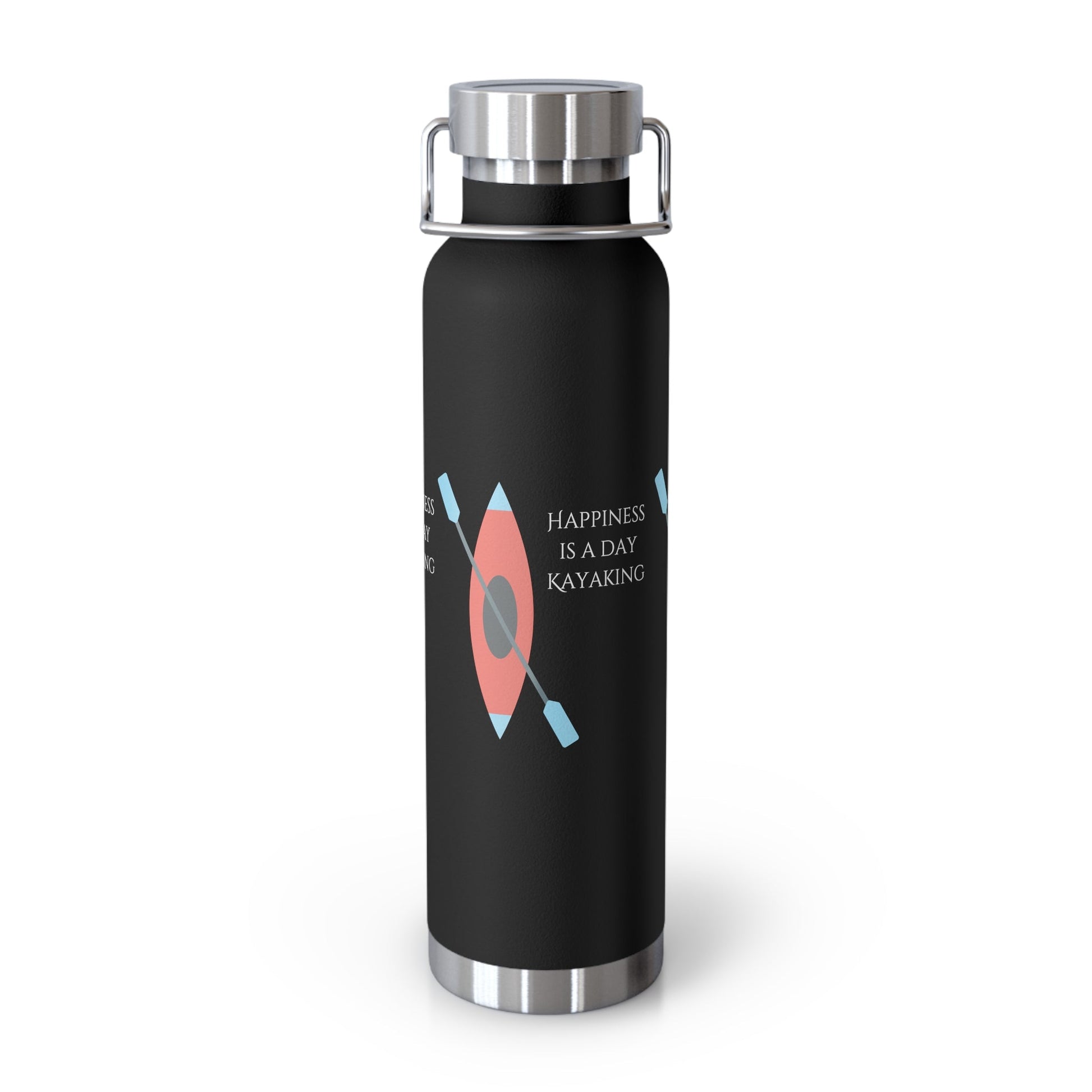 Happiness is a Day Kayaking | 22oz Vacuum Insulated Bottle