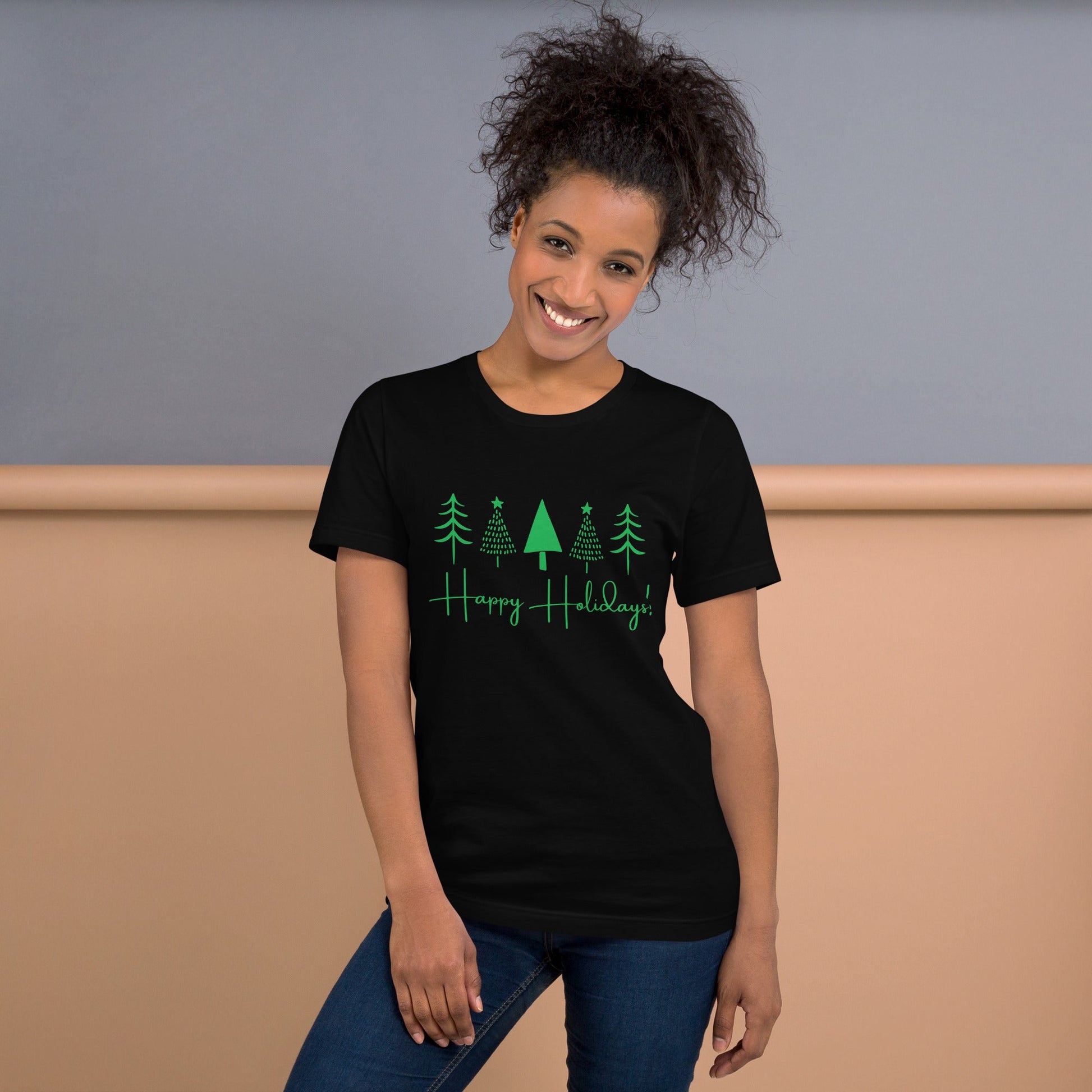 Happy Holiday (trees) | Unisex t-shirt