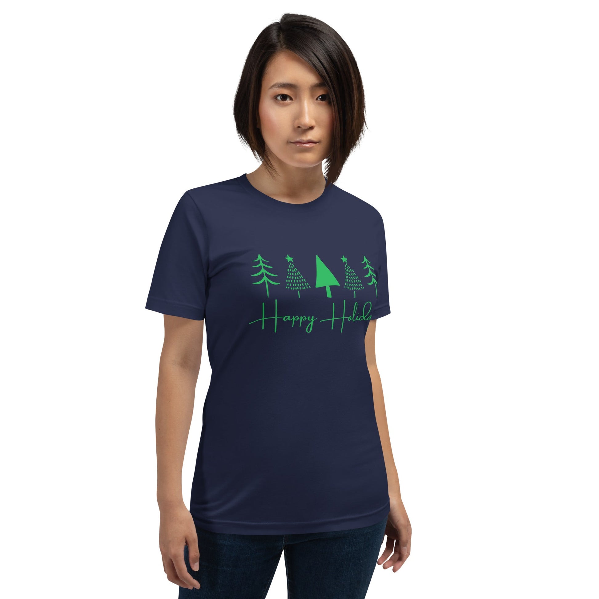 Happy Holiday (trees) | Unisex t-shirt