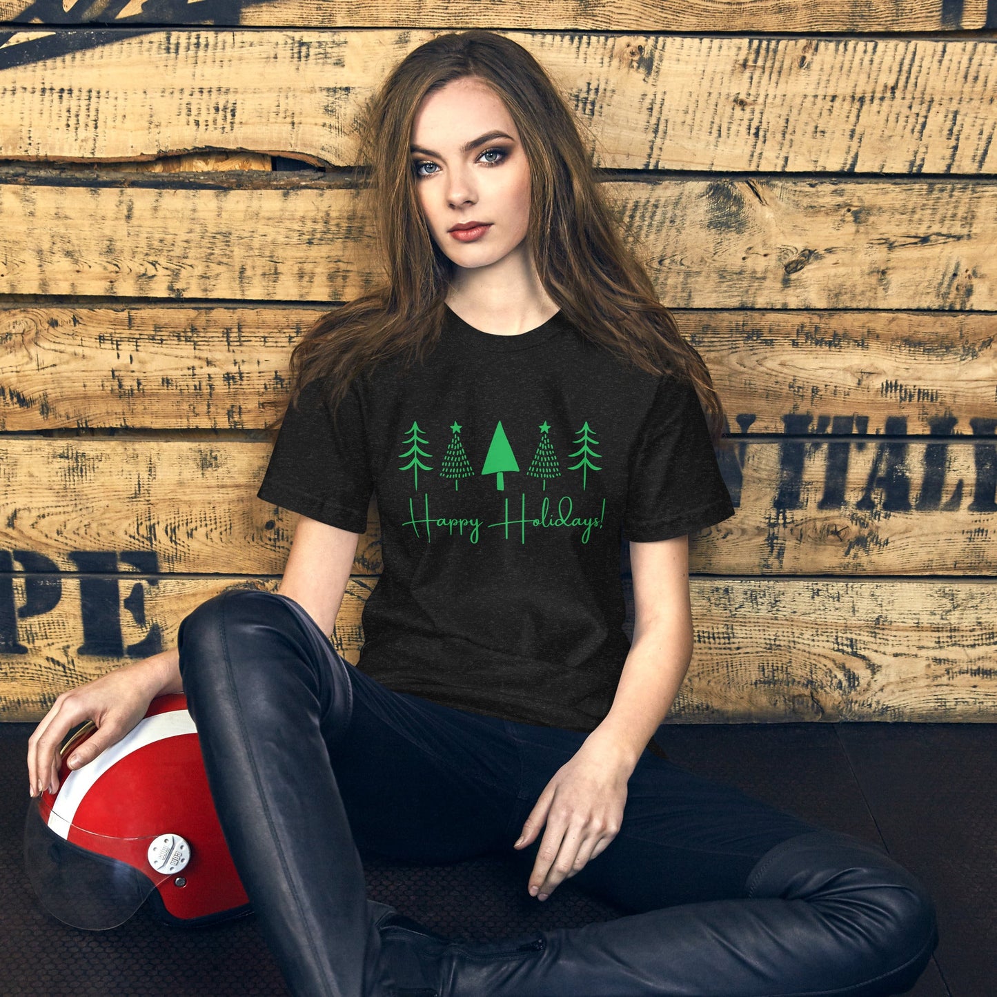 Happy Holiday (trees) | Unisex t-shirt