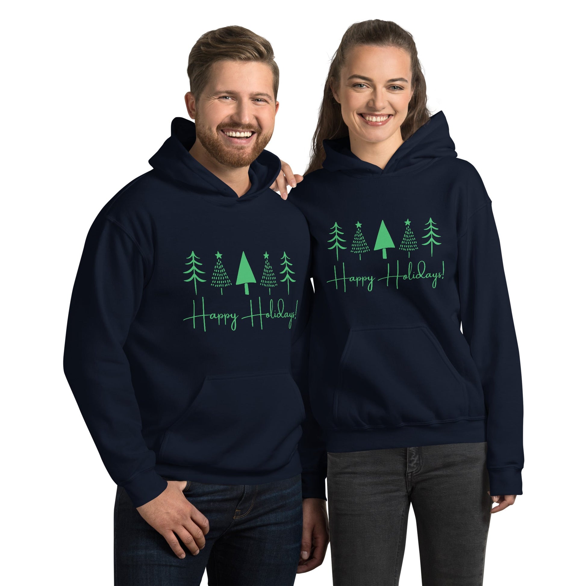 Happy Holidays (Trees) | Unisex Hoodie