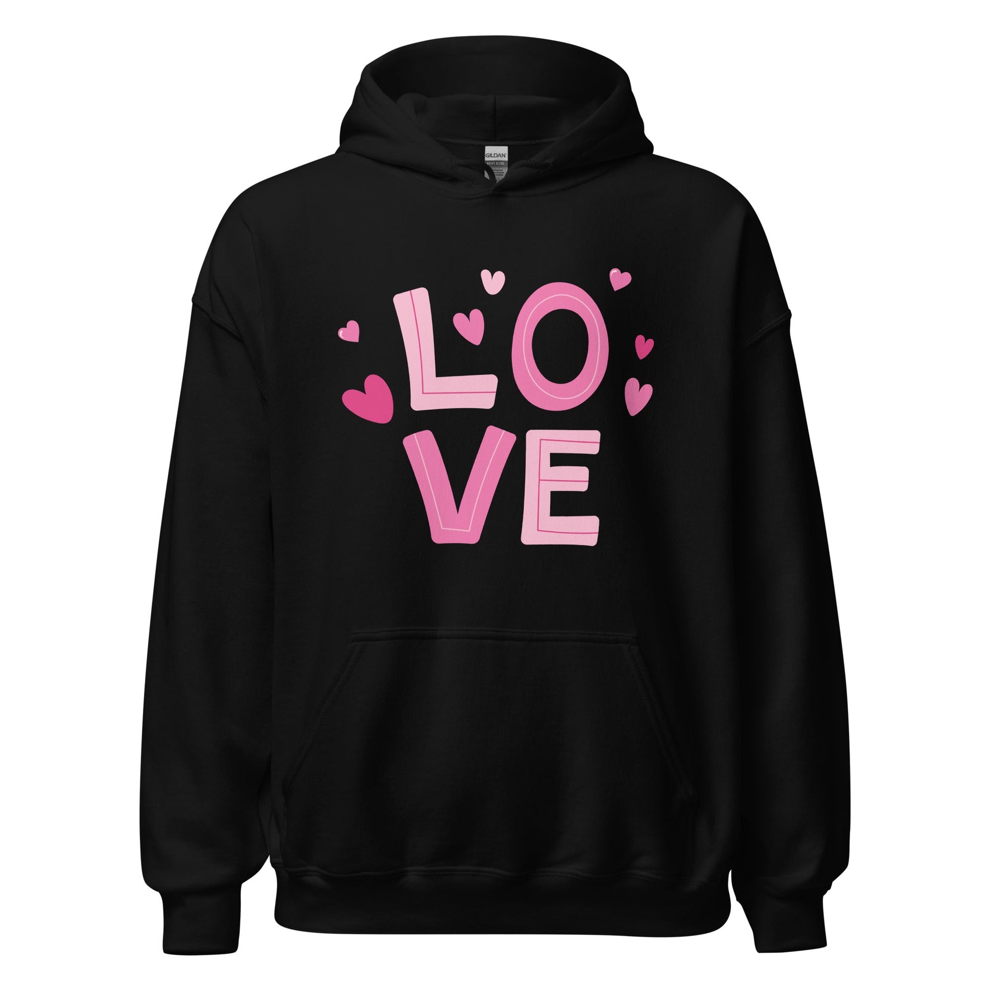 LOVE and Hearts | Unisex Hoodie