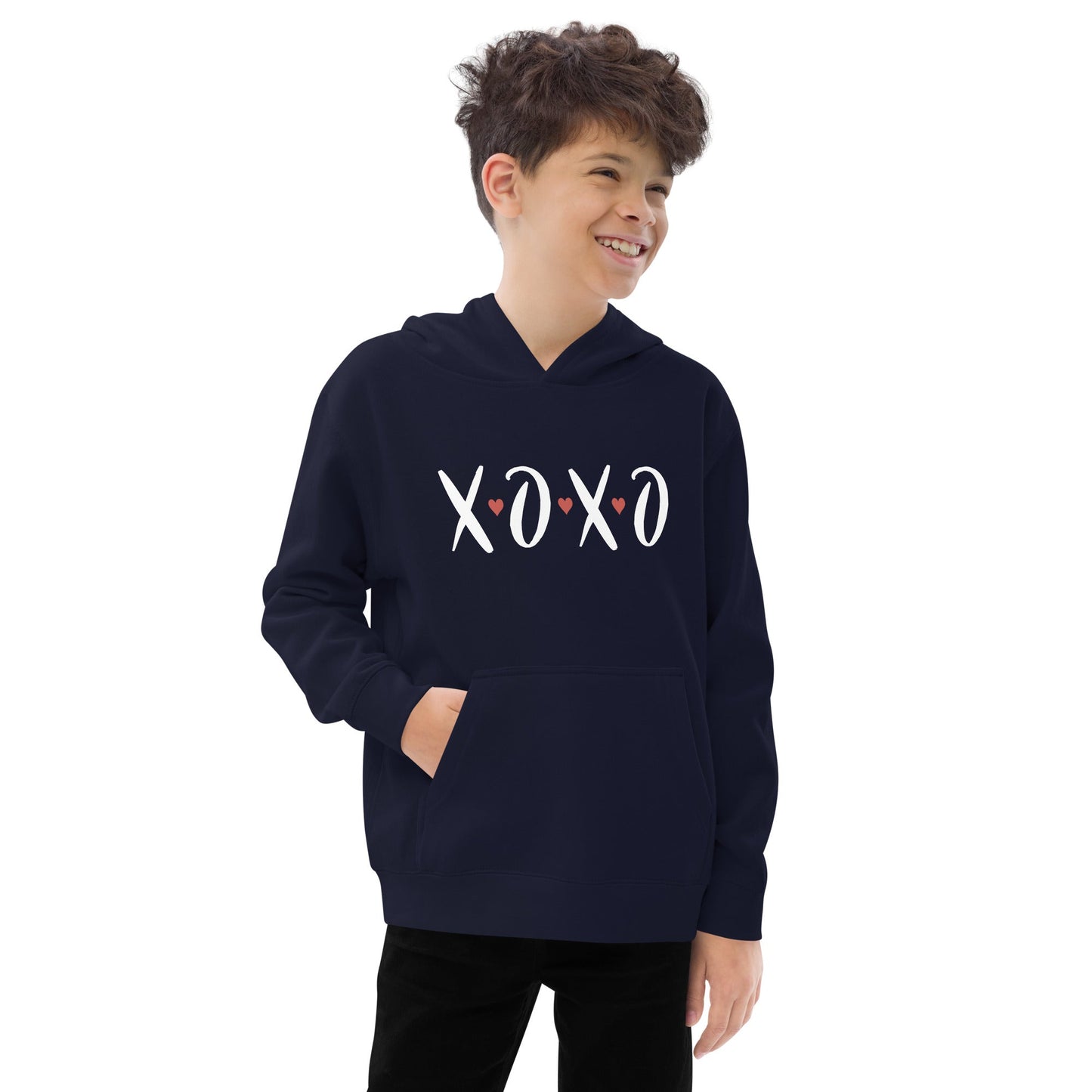 Hugs and Kisses | Kids fleece hoodie