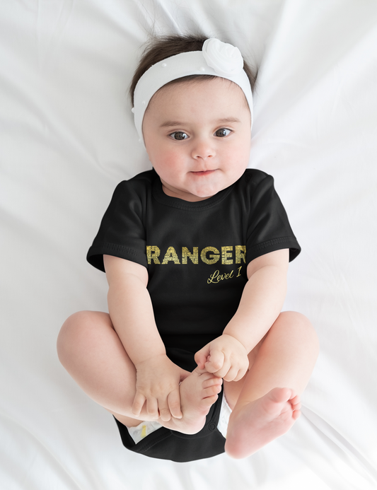 Hunter DnD Class Baby One Piece | Baby Short Sleeve Outfit