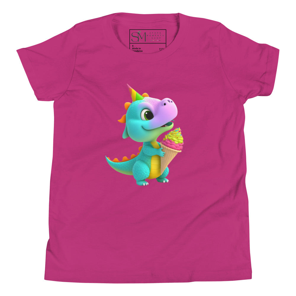 Ice cream Dragon | Youth Short Sleeve T-Shirt