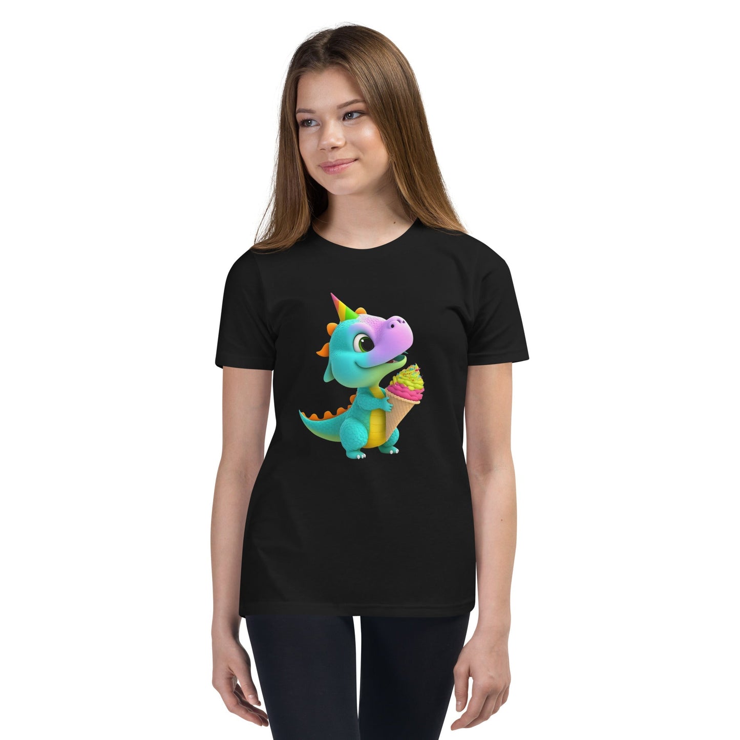 Ice cream Dragon | Youth Short Sleeve T-Shirt