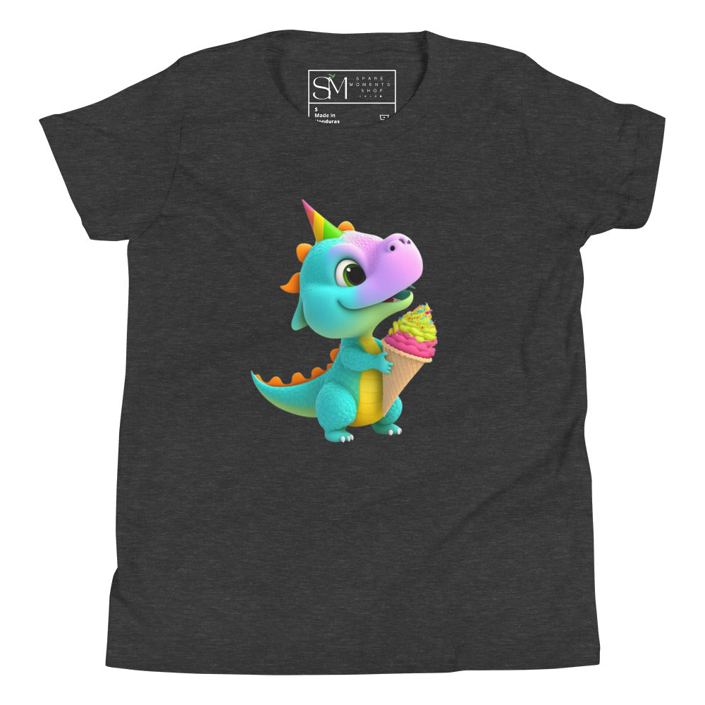 Ice cream Dragon | Youth Short Sleeve T-Shirt