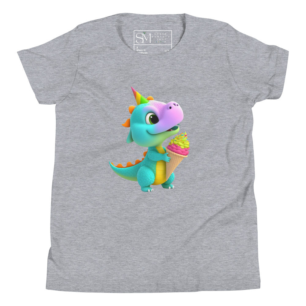 Ice cream Dragon | Youth Short Sleeve T-Shirt