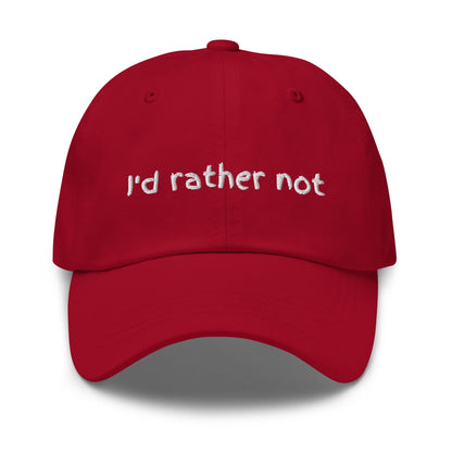 I’d Rather Not | Dad hat