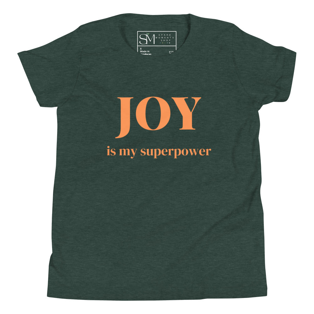 Joy Is My Superpower | Youth Short Sleeve T-Shirt