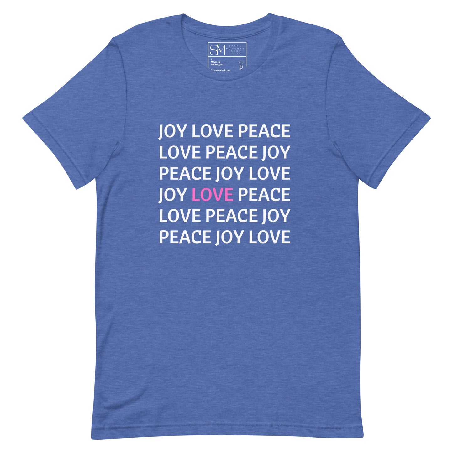 JOY LOVE PEACE | Unisex t-shirt