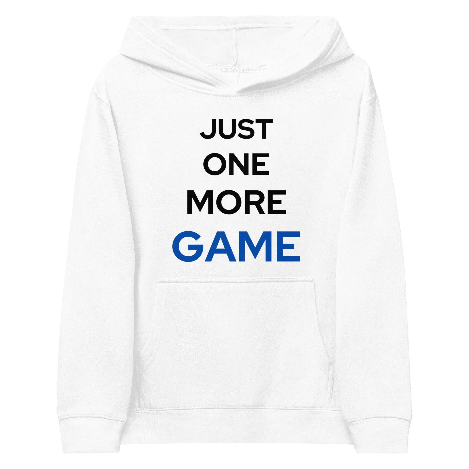 Just One More Game | Kids fleece hoodie