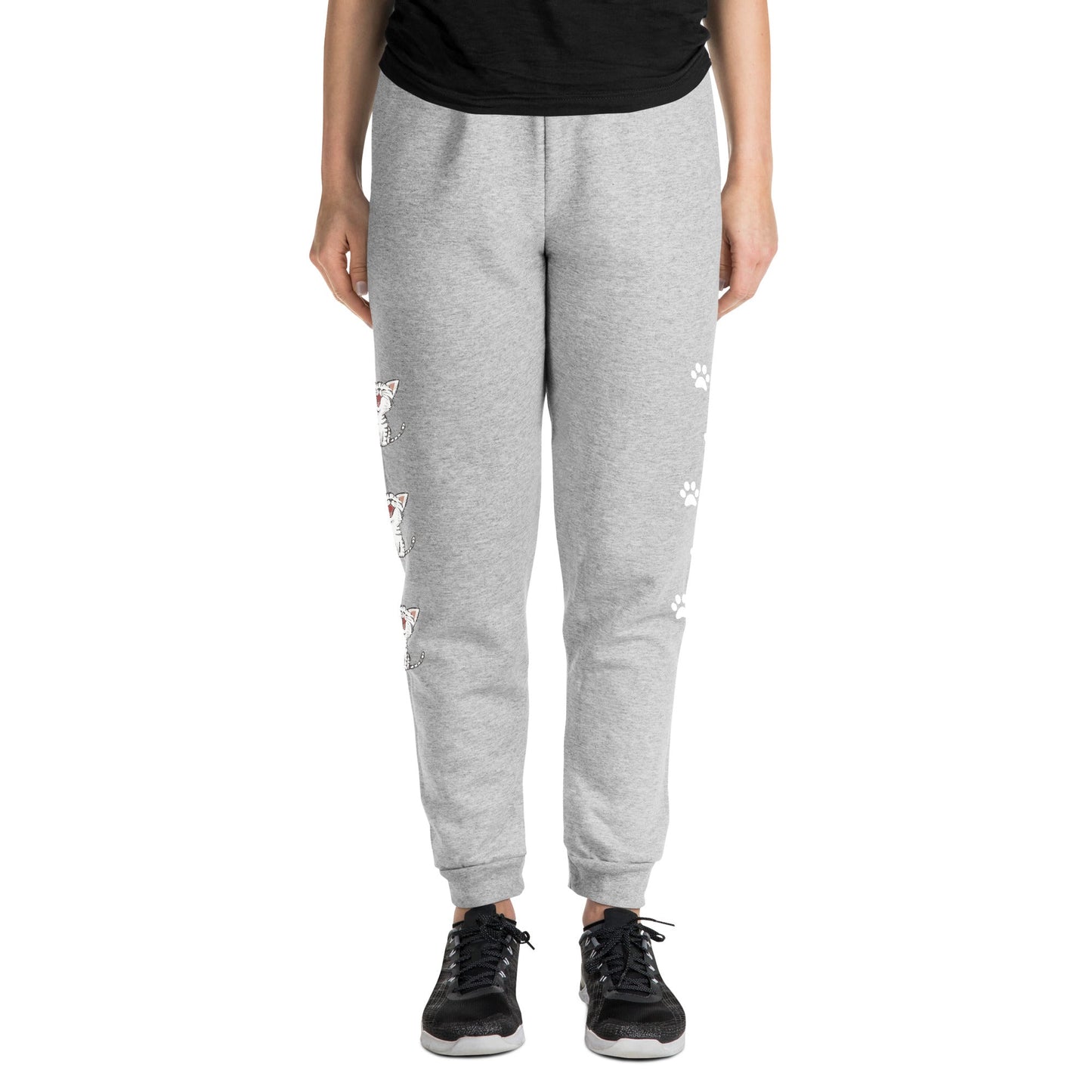 Kitty and Paw Prints | Unisex Joggers