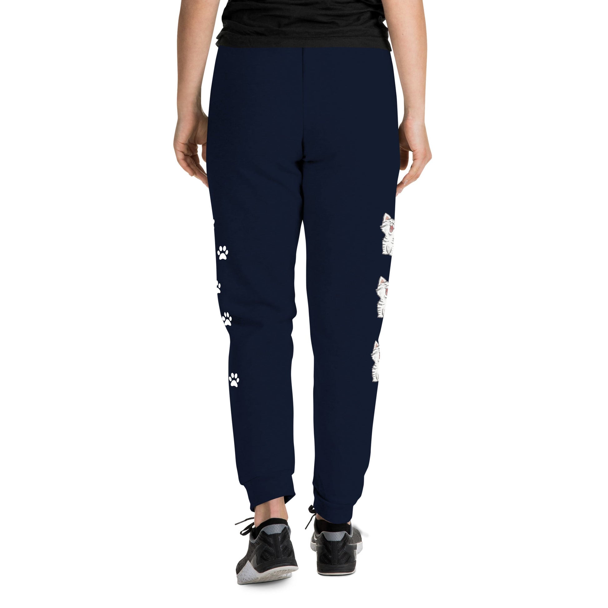 Kitty and Paw Prints | Unisex Joggers