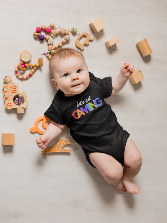 Let’s Get Gaming | Baby short sleeve one piece