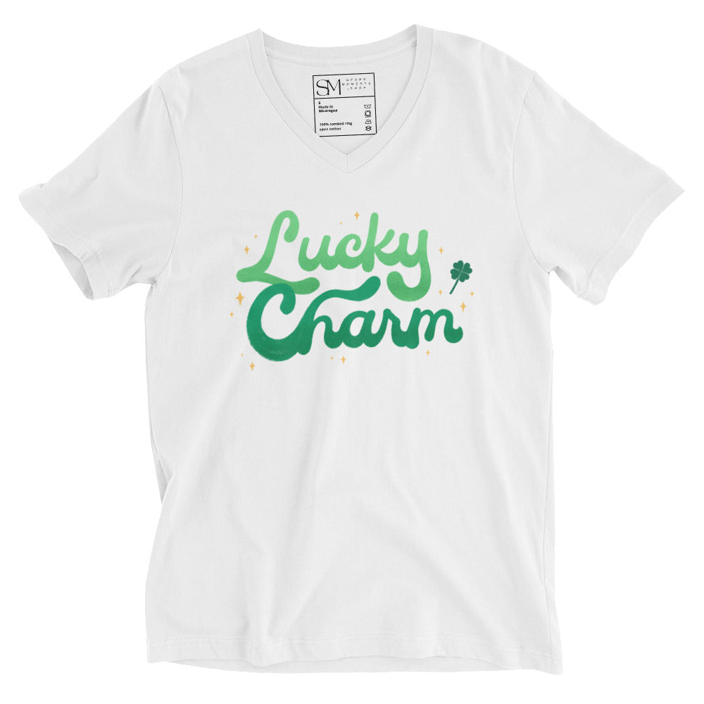 Lucky Charm | Unisex Short Sleeve V-Neck T-Shirt