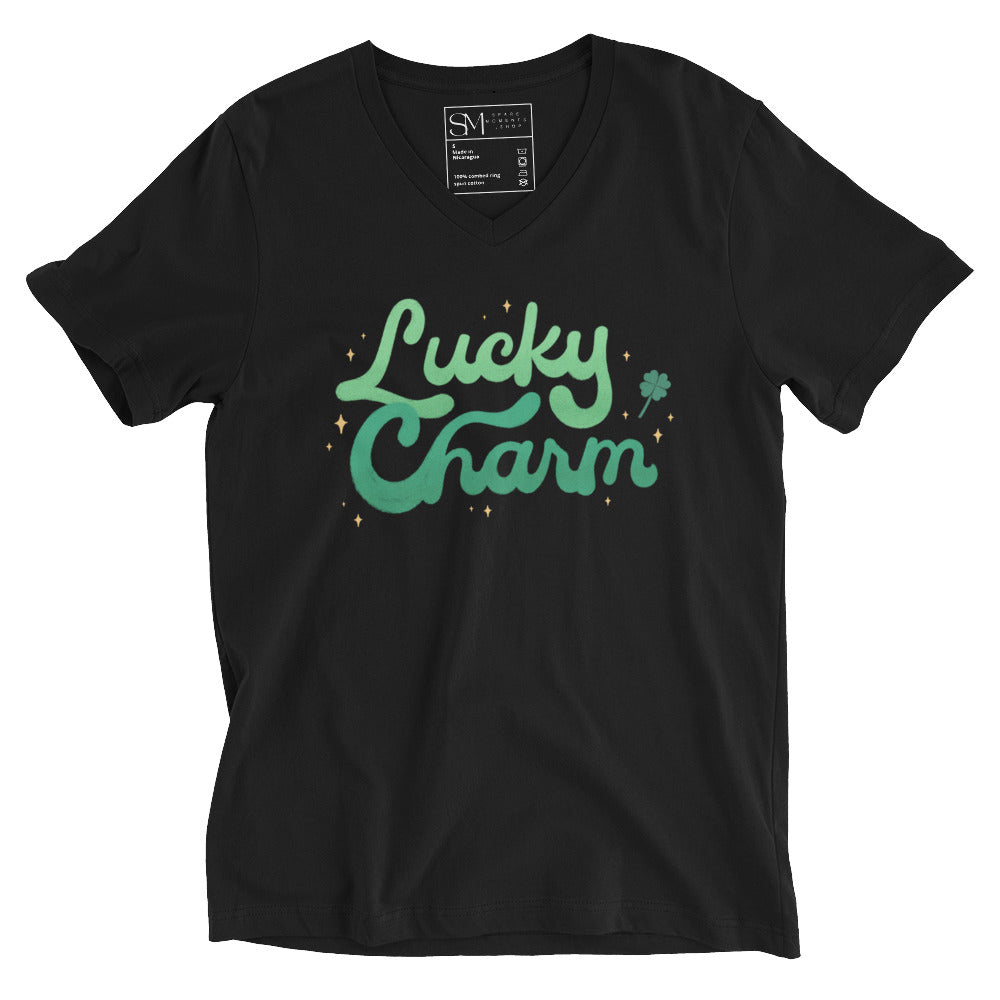 Lucky Charm | Unisex Short Sleeve V-Neck T-Shirt