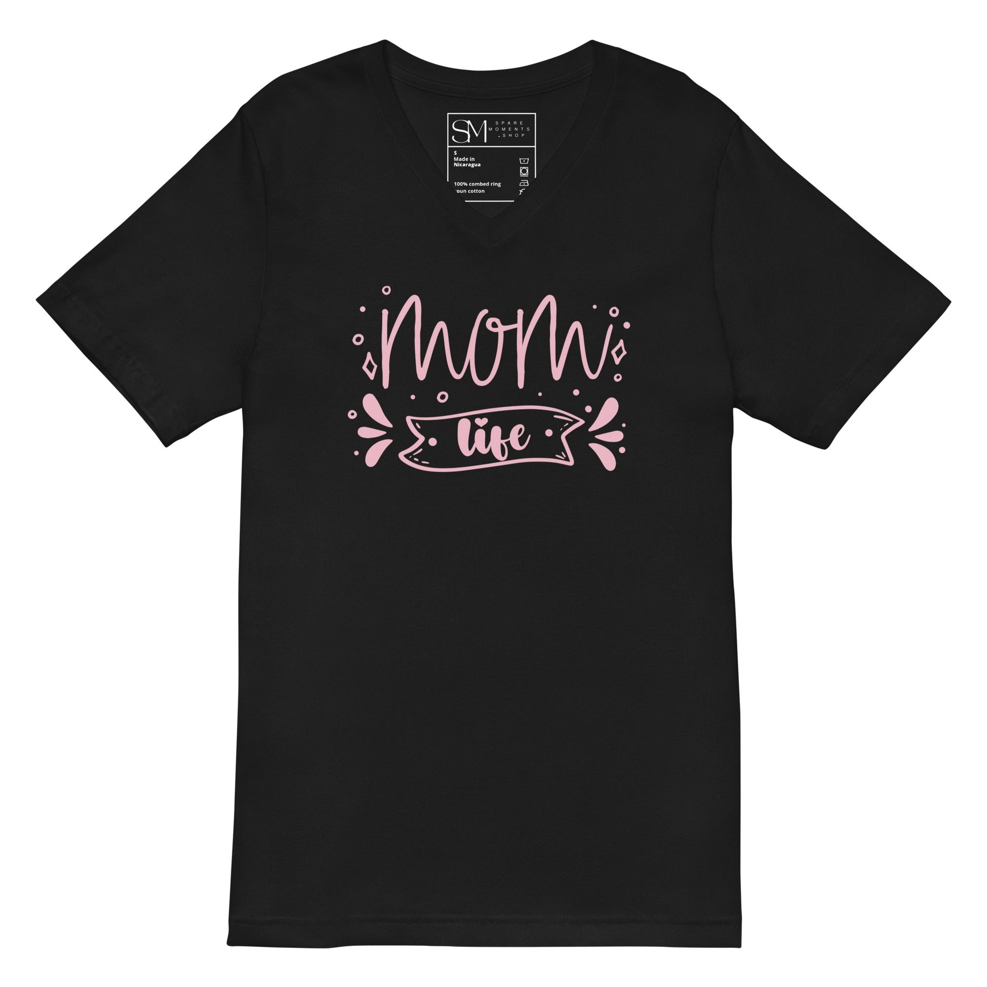 Mom Life | Unisex Short Sleeve V - Neck T - Shirt