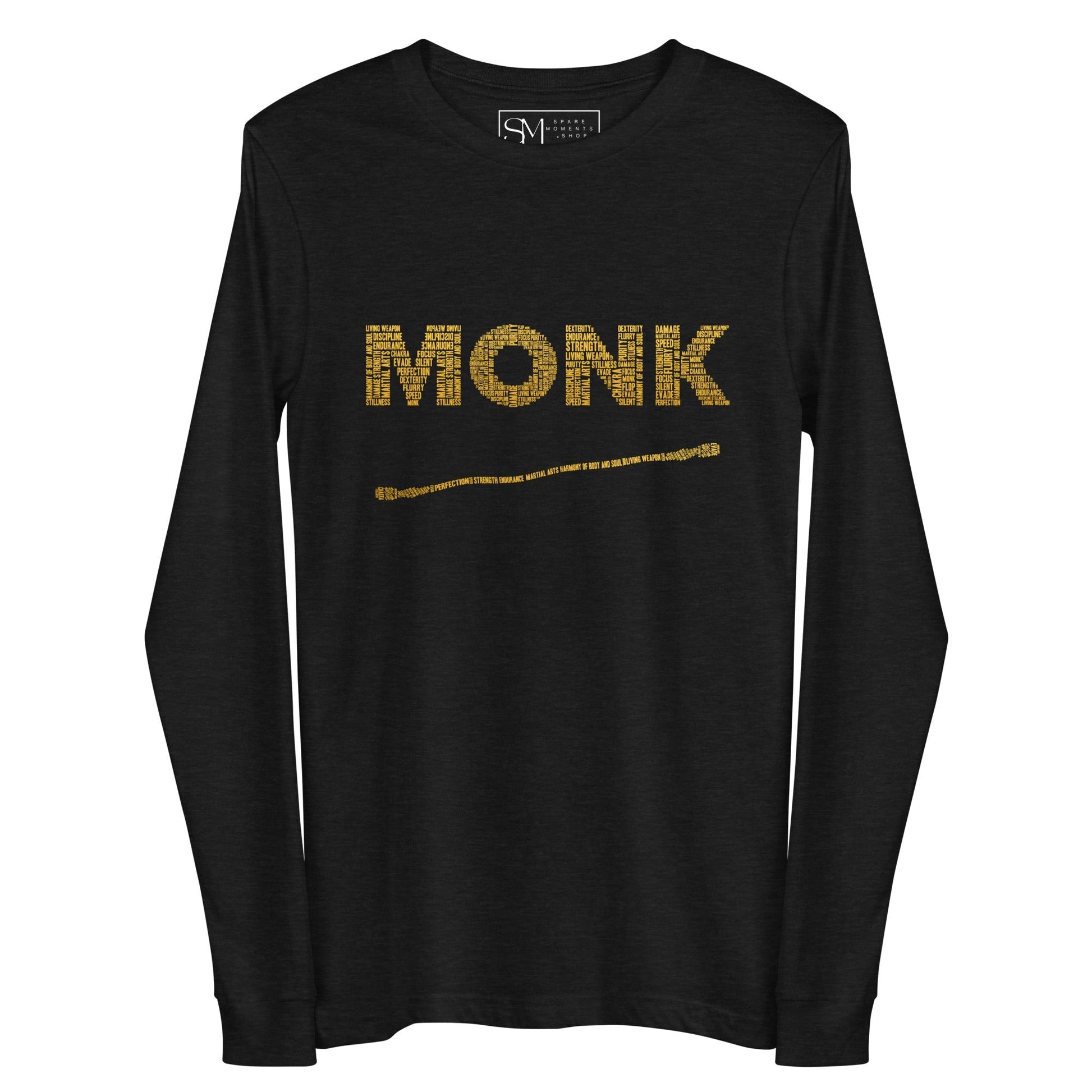 Monk DnD Long Sleeve Tee | Dungeons & Dragons Clothing