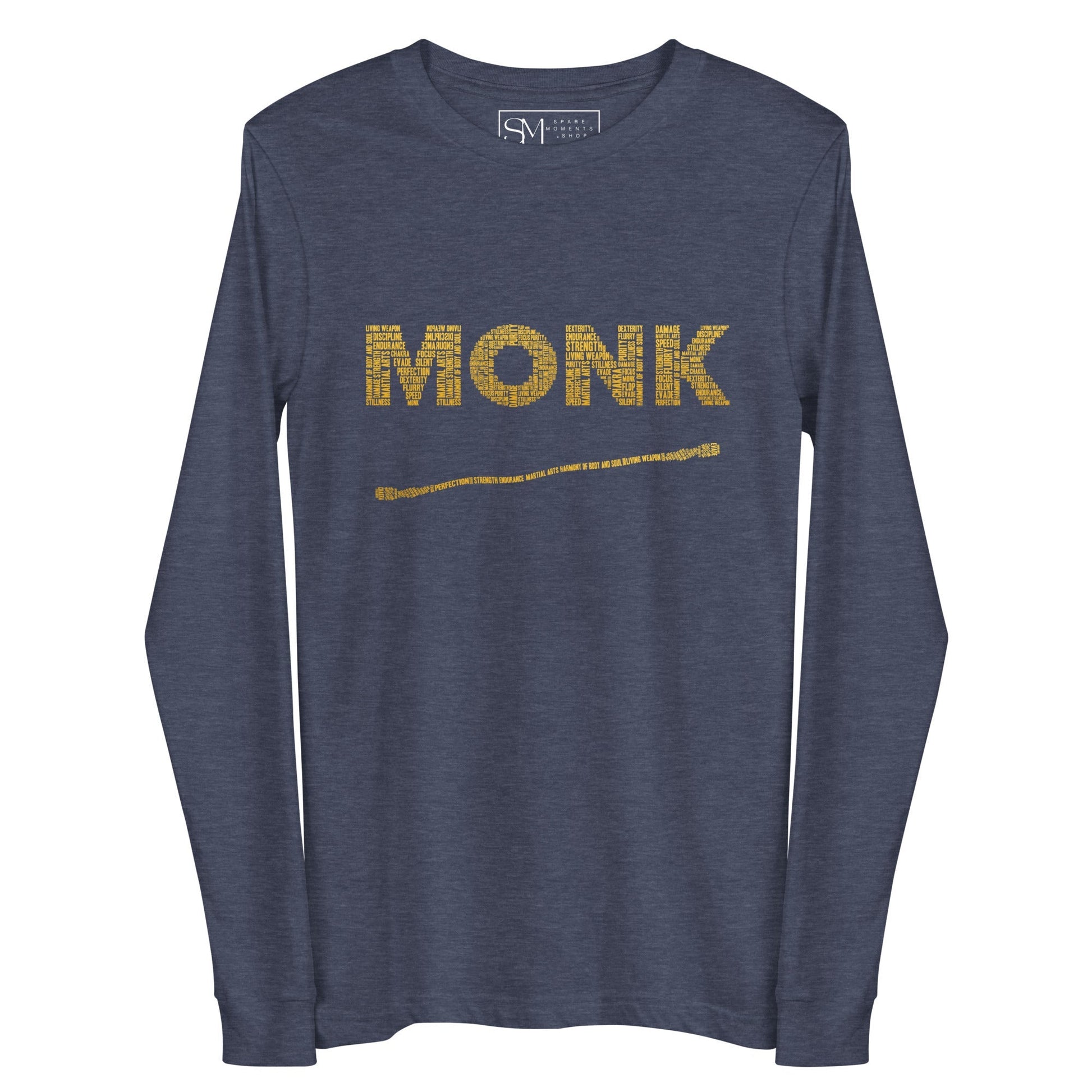 Monk DnD Long Sleeve Tee | Dungeons & Dragons Clothing