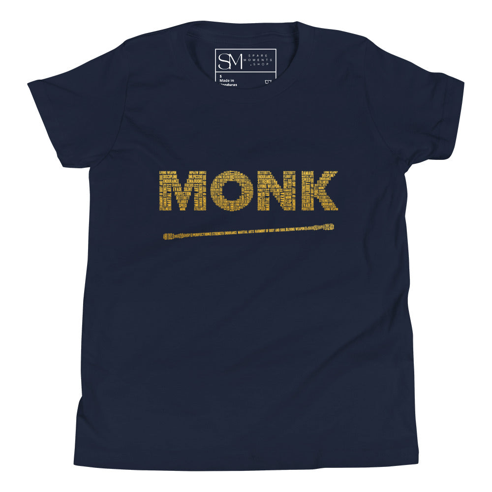 Monk DnD Youth Tees | Youth Short Sleeve T-Shirt