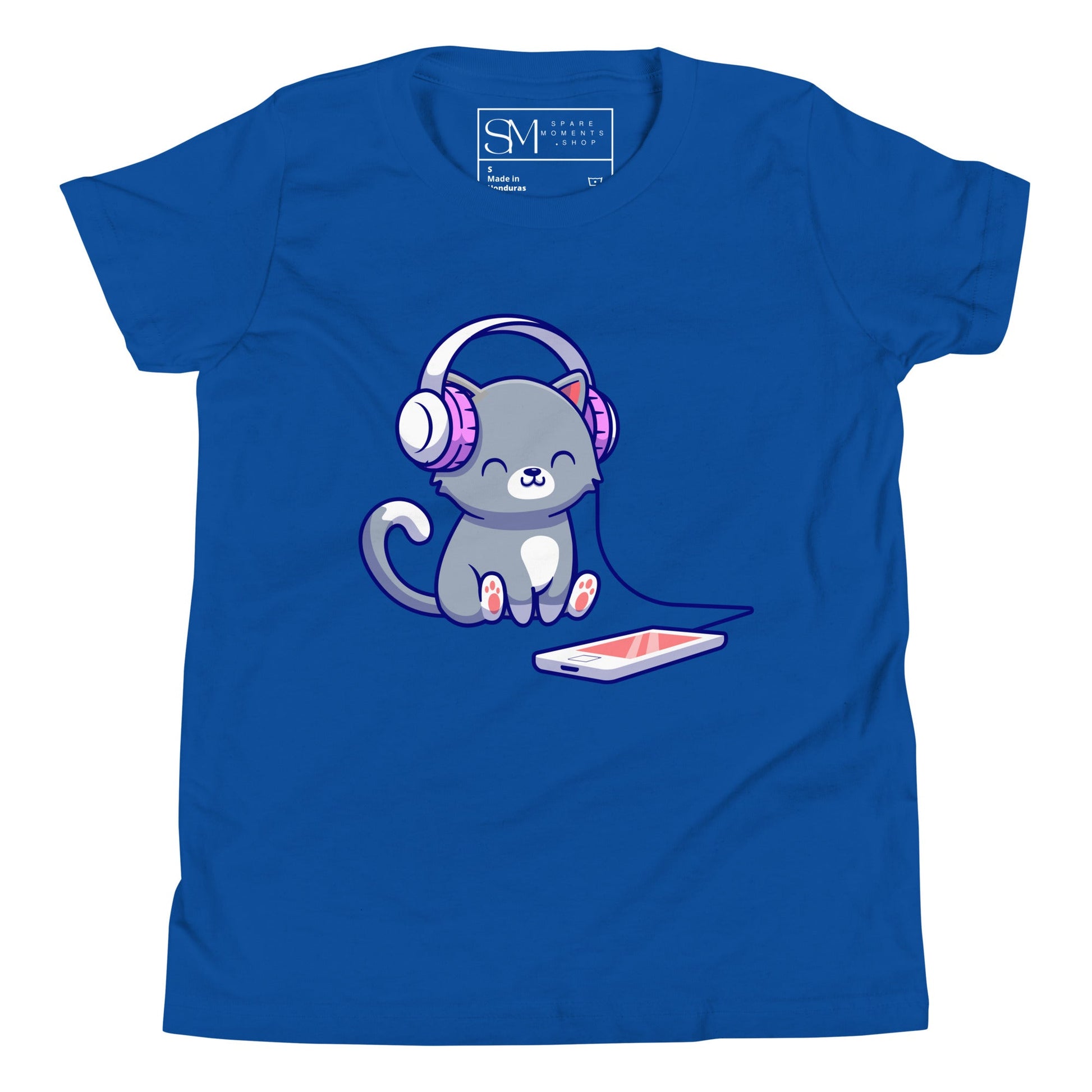 Music Kitty | Youth Short Sleeve T-Shirt