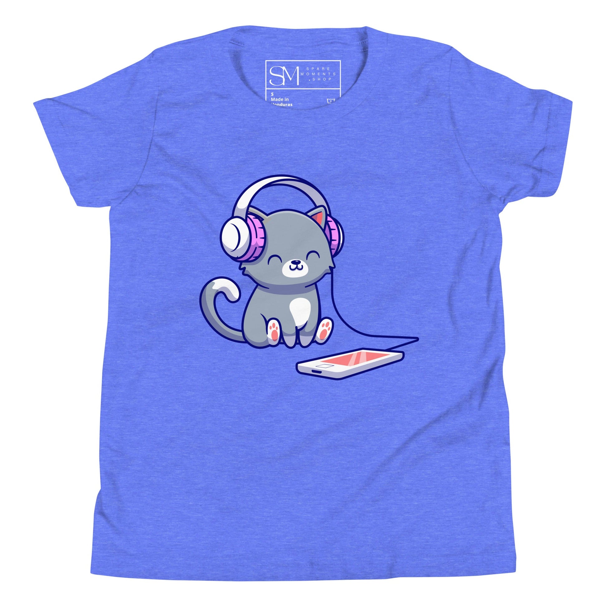 Music Kitty | Youth Short Sleeve T-Shirt