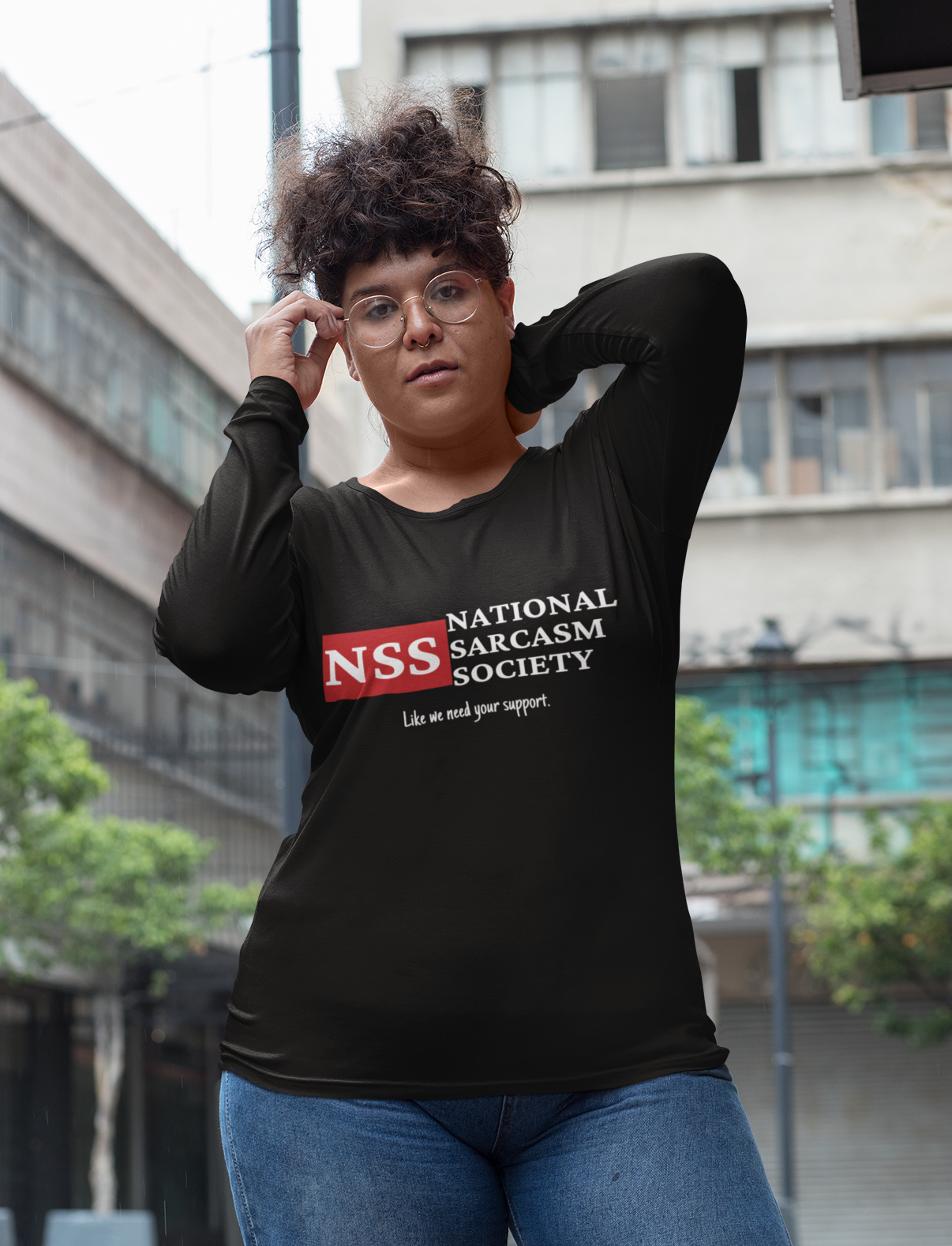 National Sarcasm Society | Unisex Long Sleeve Tee