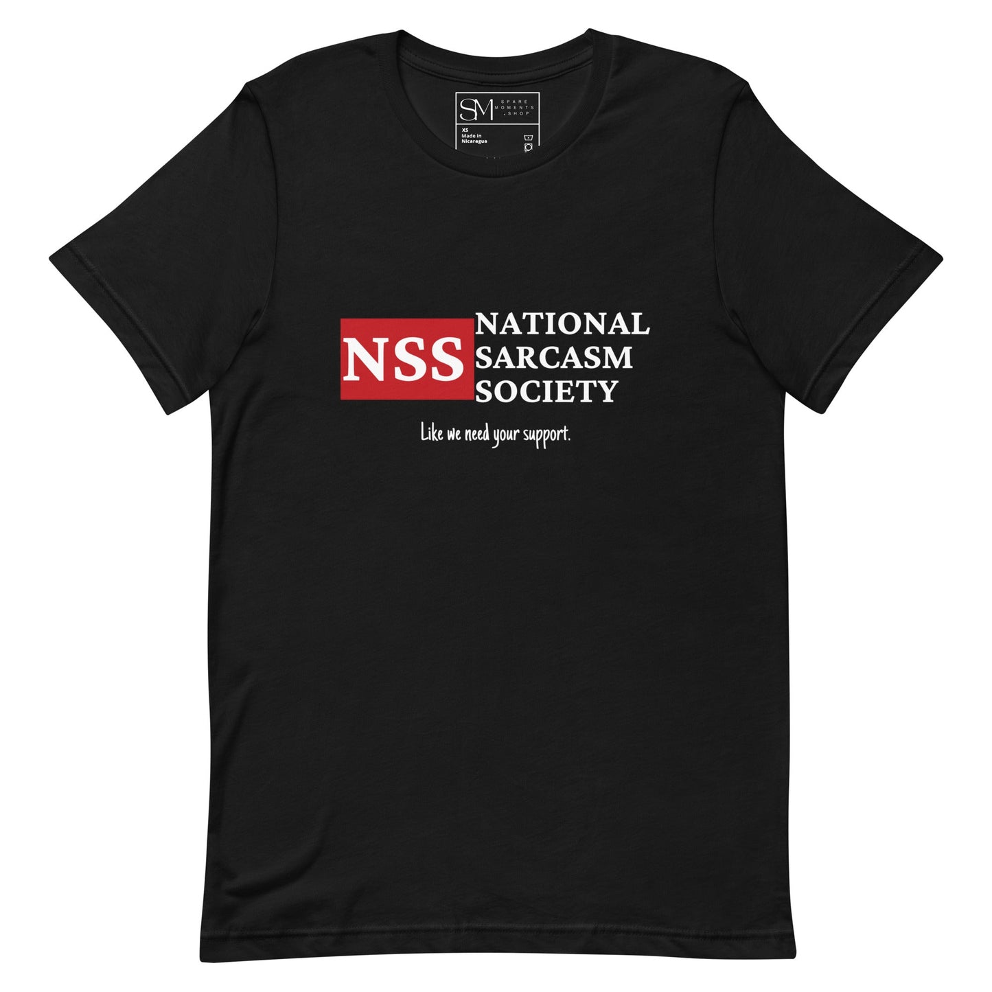 National Sarcasm Society | Unisex t-shirt