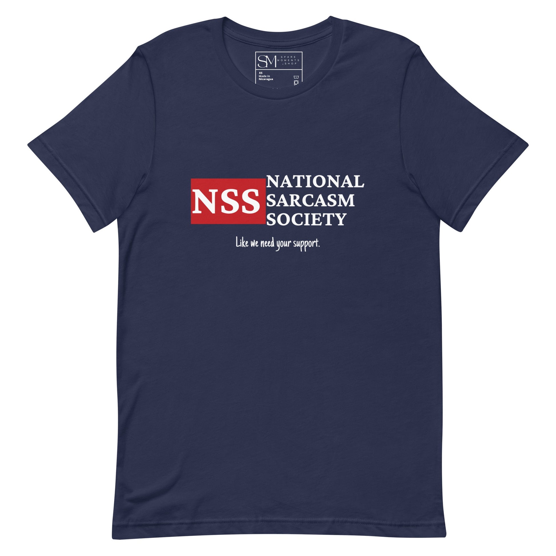National Sarcasm Society | Unisex t-shirt