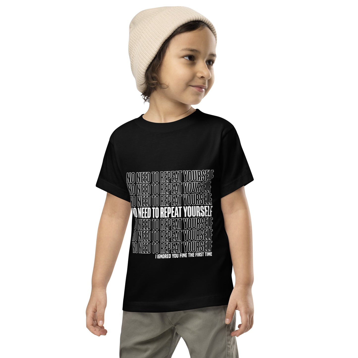 No Need To Repeat Yourself | Toddler Short Sleeve Tee