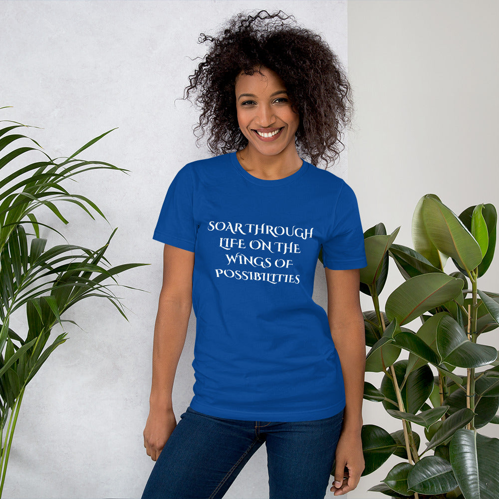 On the Wings of Possibilities | Unisex t-shirt