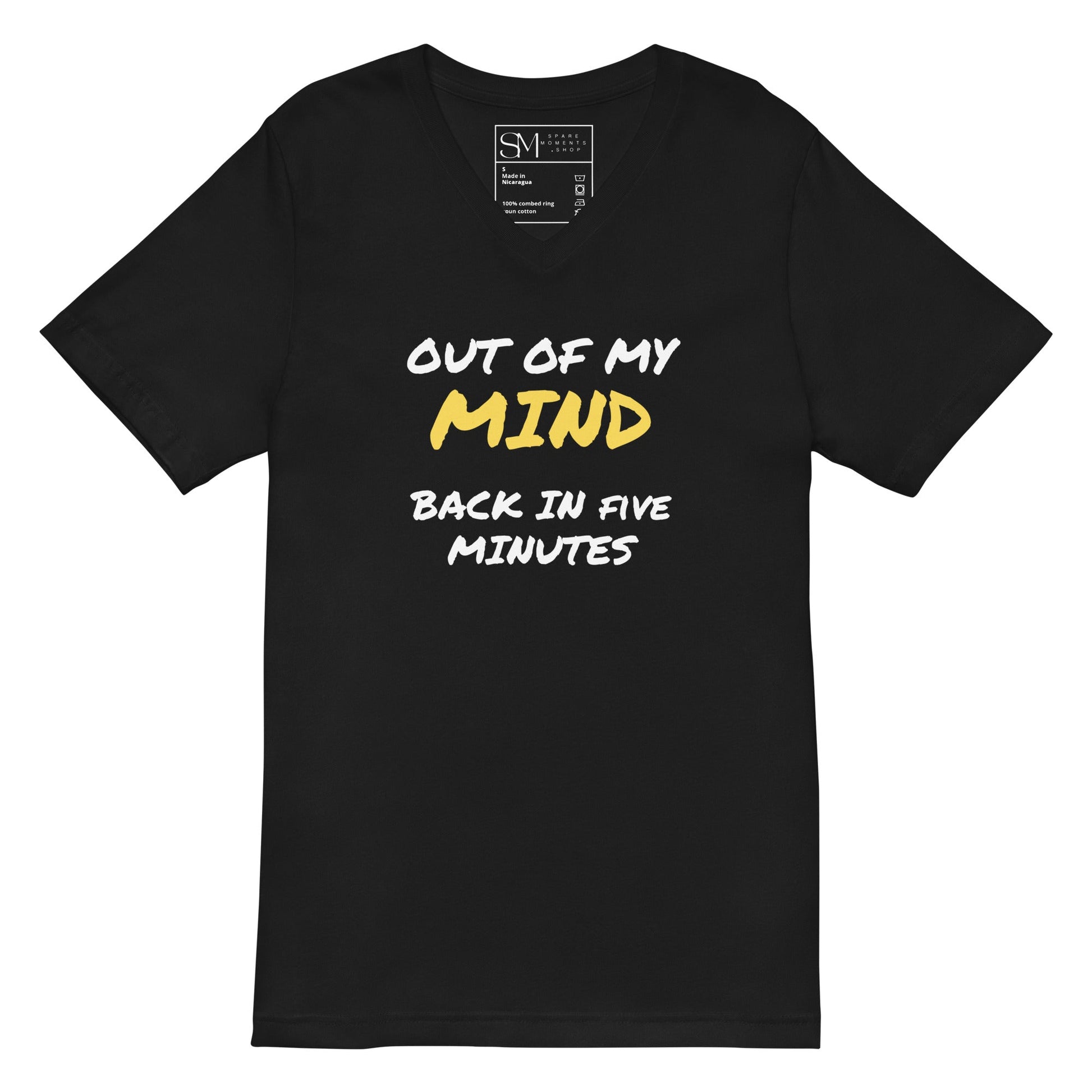 Out of My Mind | Unisex Short Sleeve V - Neck T - Shirt